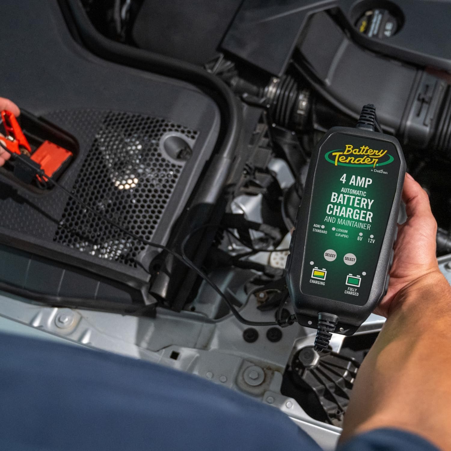 Cargador y Mantenedor de Batería de Automóvil 4Amp 6V/12V Battery Tender - Imagen 8