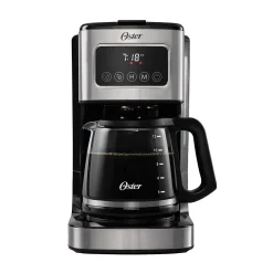 Cafetera programable de 12 tazas con pantalla táctil Oster