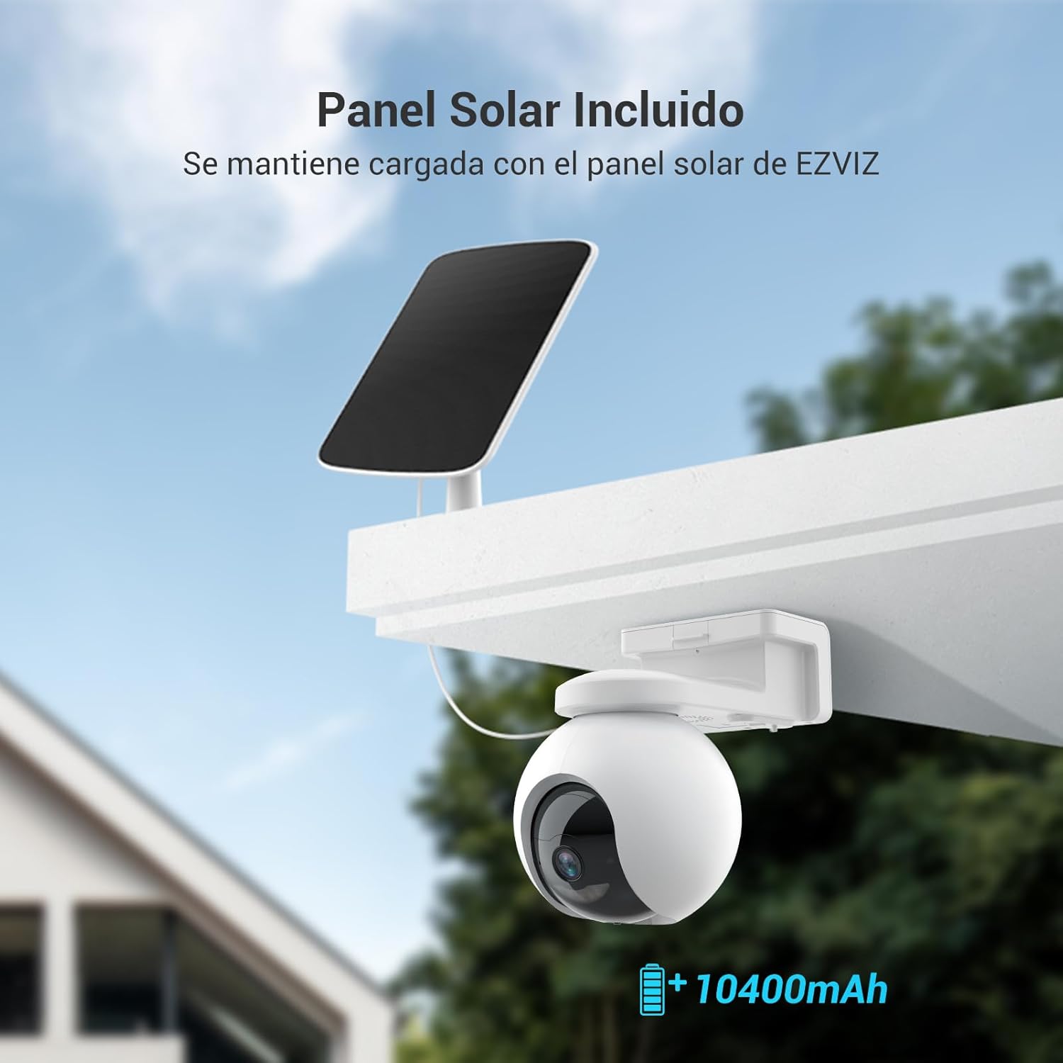 Cámara Wi-Fi con Panel Solar CB8 Ezviz - Imagen 4
