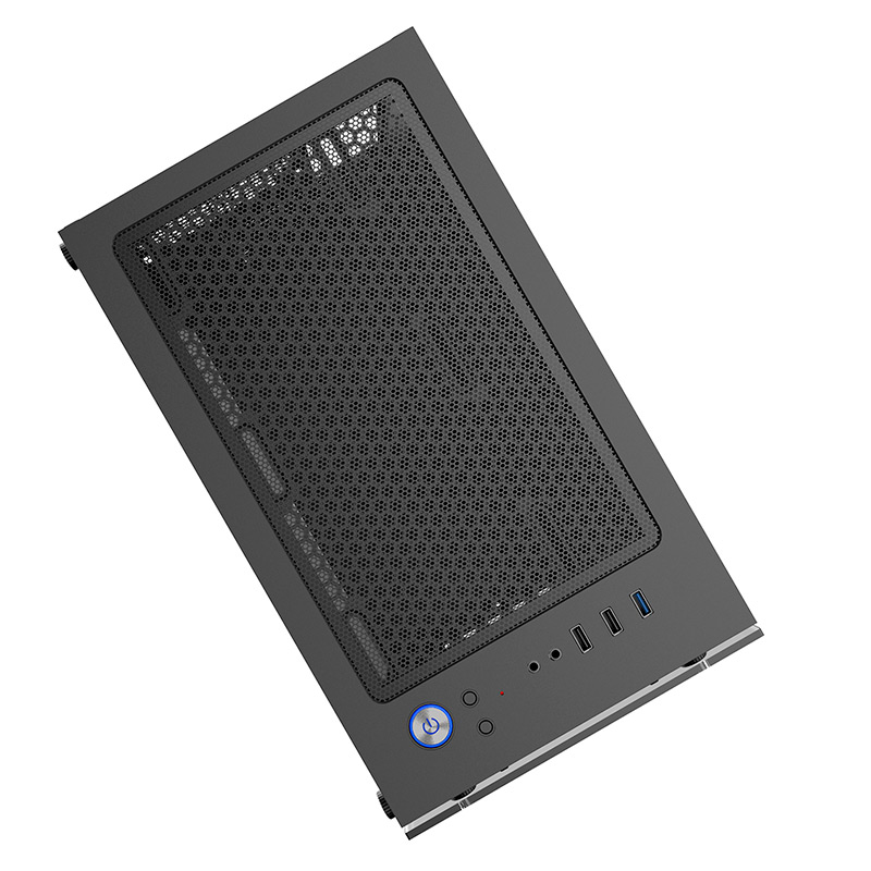 Case Gaming Media Torre Vidrio ATX Negro (Sin Fuente) GForce-550 ARGB CheckPoint - Imagen 4