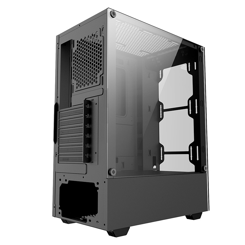 Case Gaming Media Torre Vidrio ATX Negro (Sin Fuente) GForce-550 ARGB CheckPoint - Imagen 5