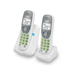 Teléfonos inalámbricos 2Pack con identificador de llamadas / llamada en espera