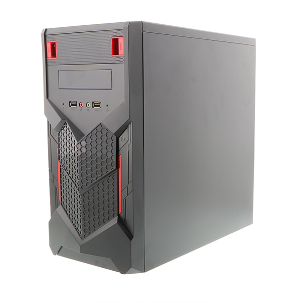 Combo Case ATX Fuente 500W + teclado español + mouse + bocinas Xtech - Imagen 3