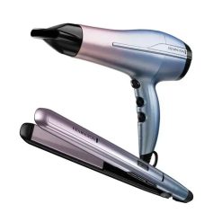 Combo Plancha y Secadora Mineral Glow Remington