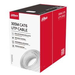 Bobina Cable UTP Cat 6 Interior 305m Blanco Dahua