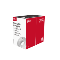 Bobina Cable UTP Cat 6 Interior 305m Certificado CPR Blanco Dahua