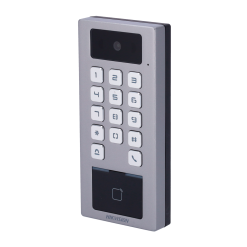 Video Portero y Control de Acceso con Teclado Tarjeta IP65 K1T502 Hikvision