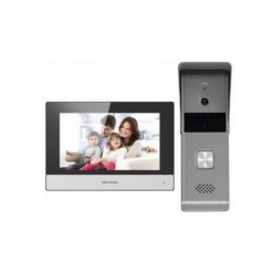 Kit de Video portero Analógico de Metal Hikvision DS-KIS303-P (O-STD)
