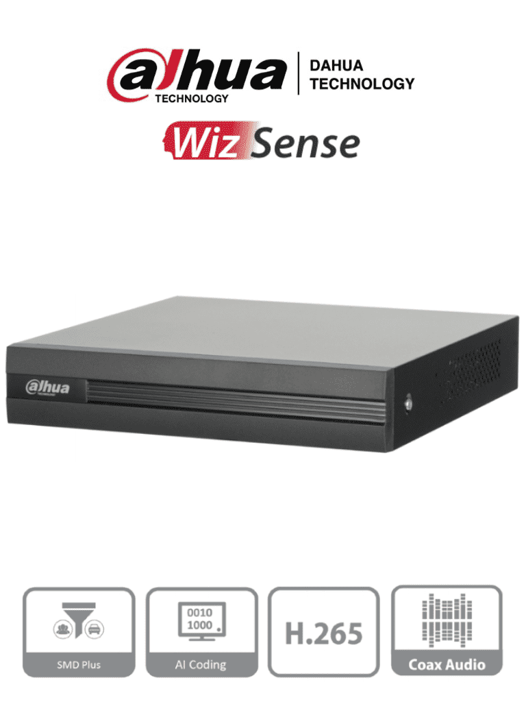 DVR 4 Canales 5MP Lite con WizSense y H.265+ Dahua - Imagen 6
