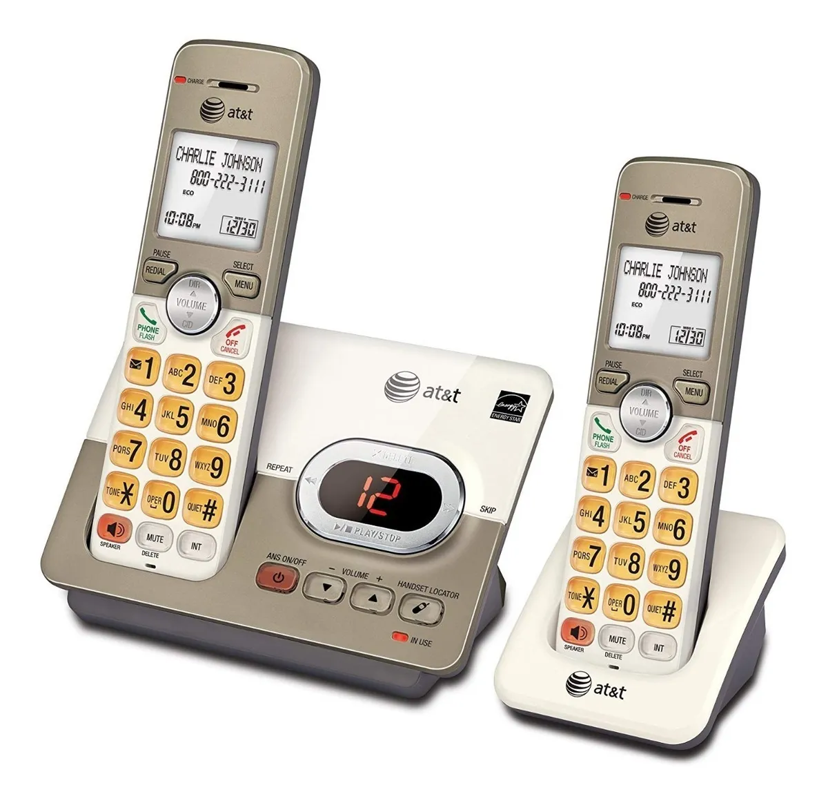 Teléfono Inalámbrico 2Pack con contestador AT&T