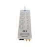 Protector de Tensión 1750W 1800J 11 Tomas USB RJ45 Coaxial 120V 240V Forza