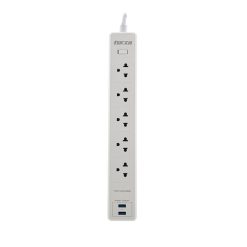 Protector de Tensión 1540W 1200J 5 Tomas USB 120V-240V Forza