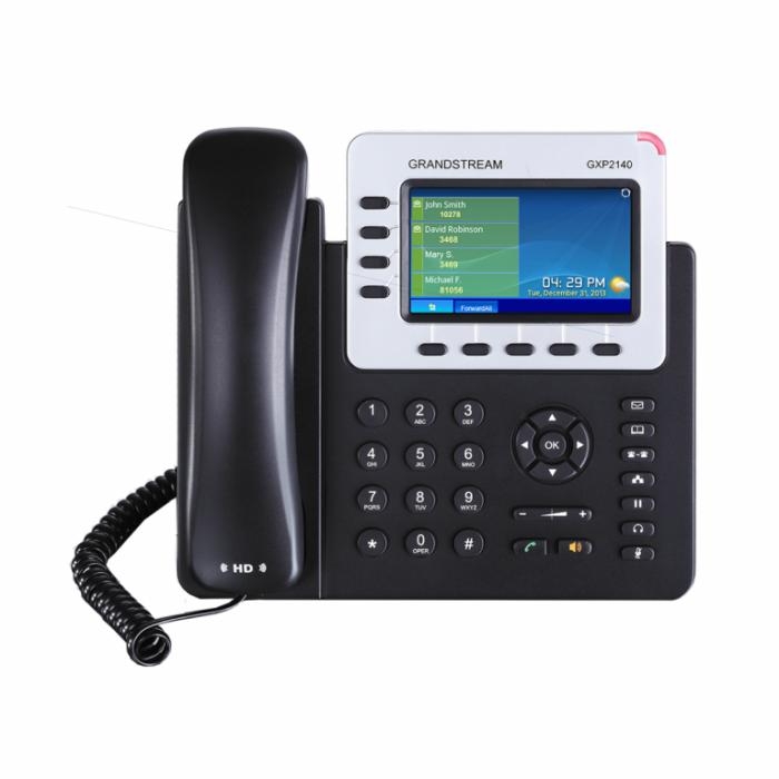 Telefono IP Empresarial 4 Cuentas SIP POE 5 Teclas GXP2140 Grandstream - Imagen 4