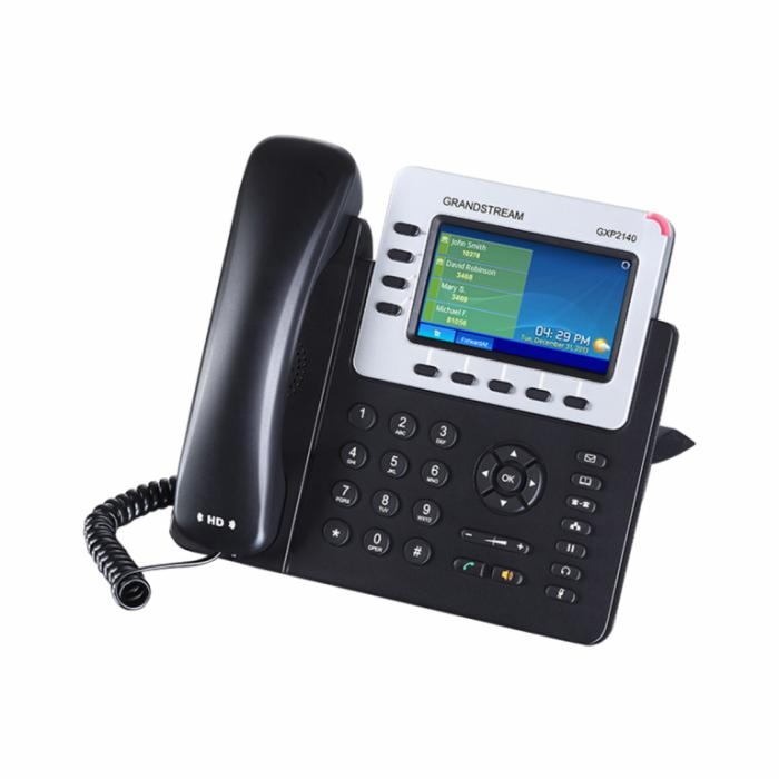 Telefono IP Empresarial 4 Cuentas SIP POE 5 Teclas GXP2140 Grandstream