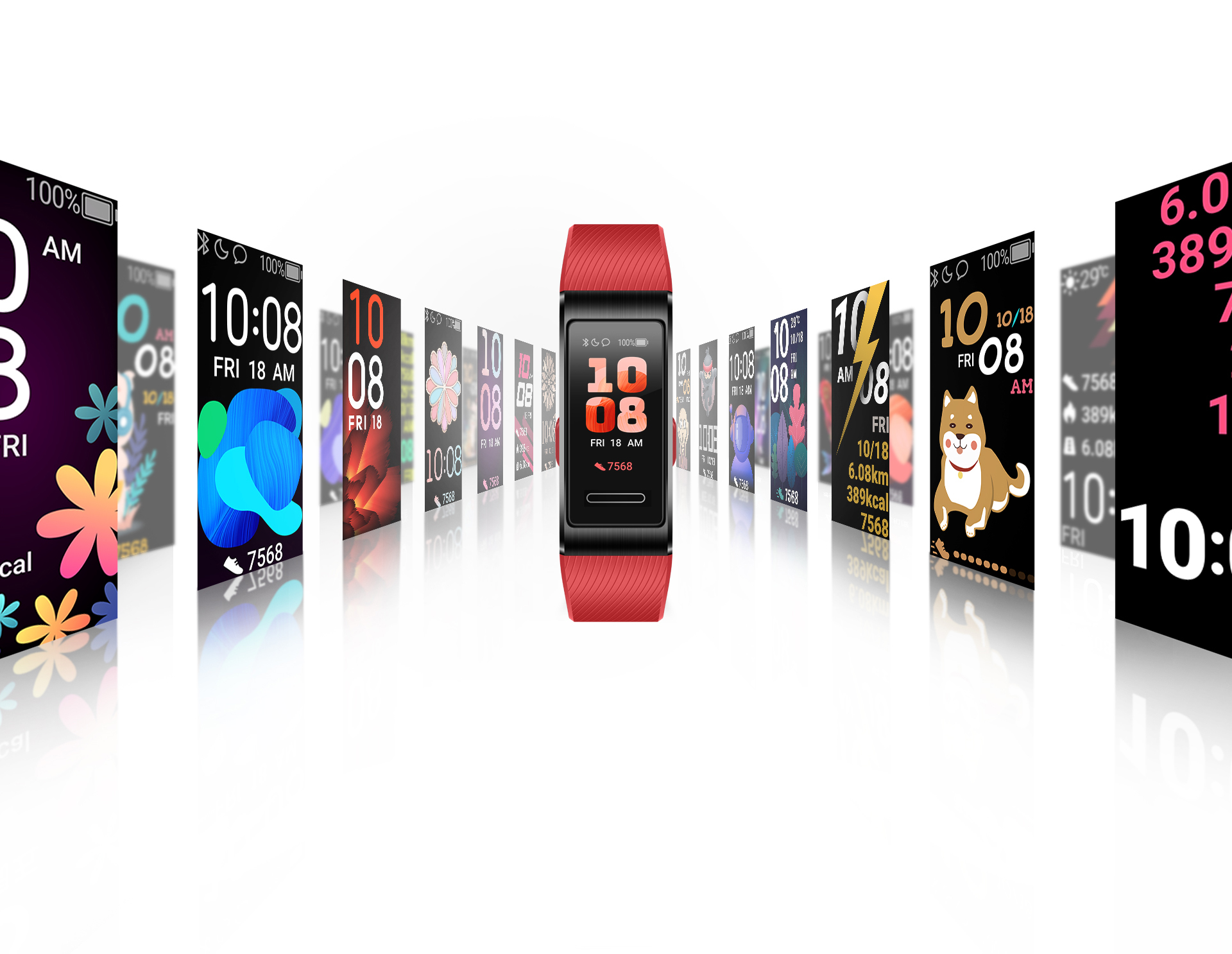 Huawei Band 4 Pro Rojo - Imagen 7