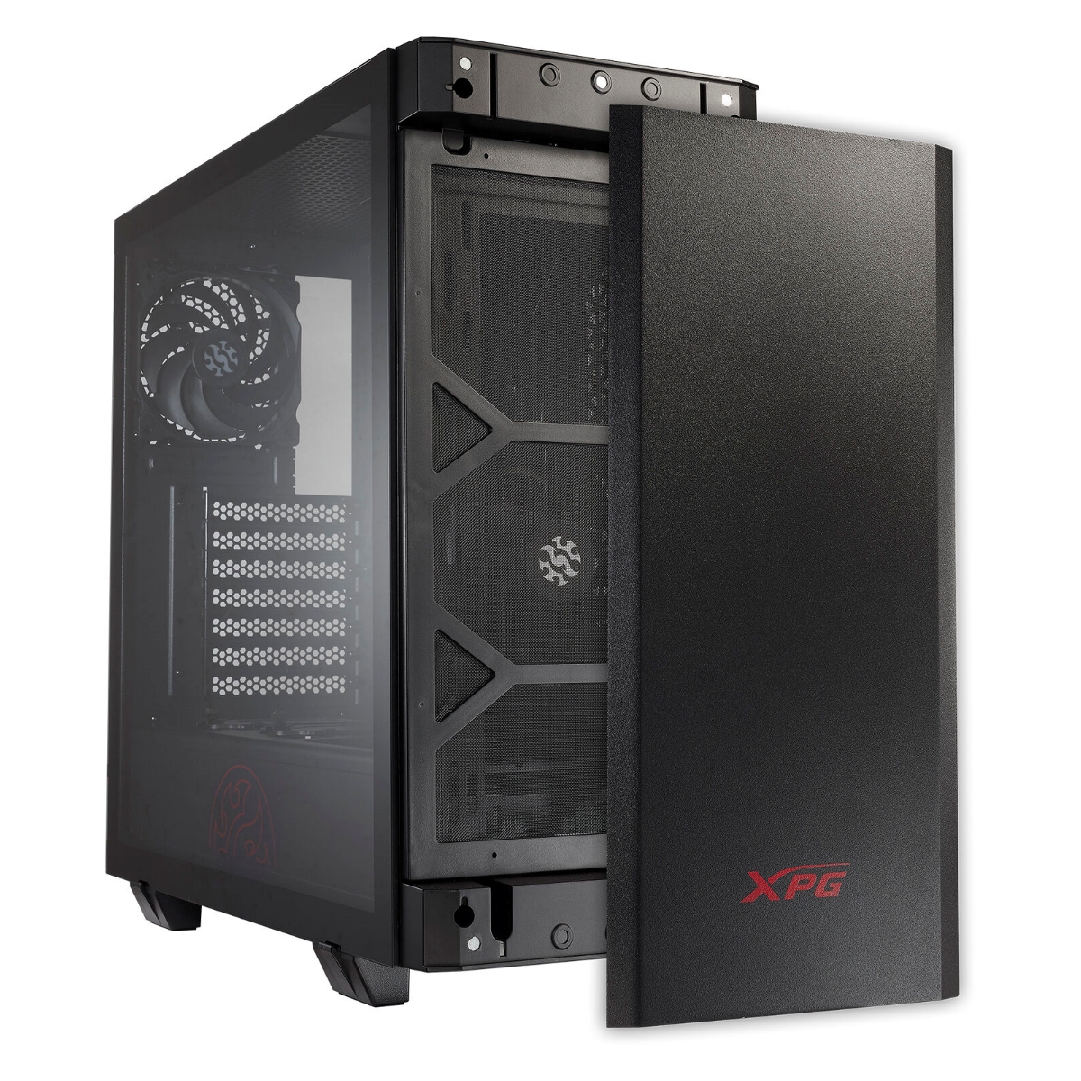 Case Gaming ATX Media Torre Invader Negro XPG Adata - Imagen 5