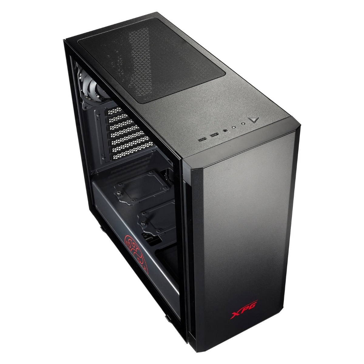 Case Gaming ATX Media Torre Invader Negro XPG Adata - Imagen 3