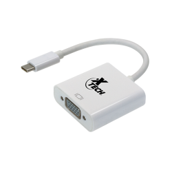 Adaptador con conector Tipo-C macho a VGA hembra XTA-550 Xtech