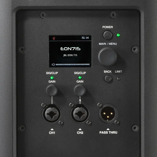 Bocina Activa de 1300 Watts 15" con Bluetooth y Procesos DBX EON715 JBL - Imagen 10
