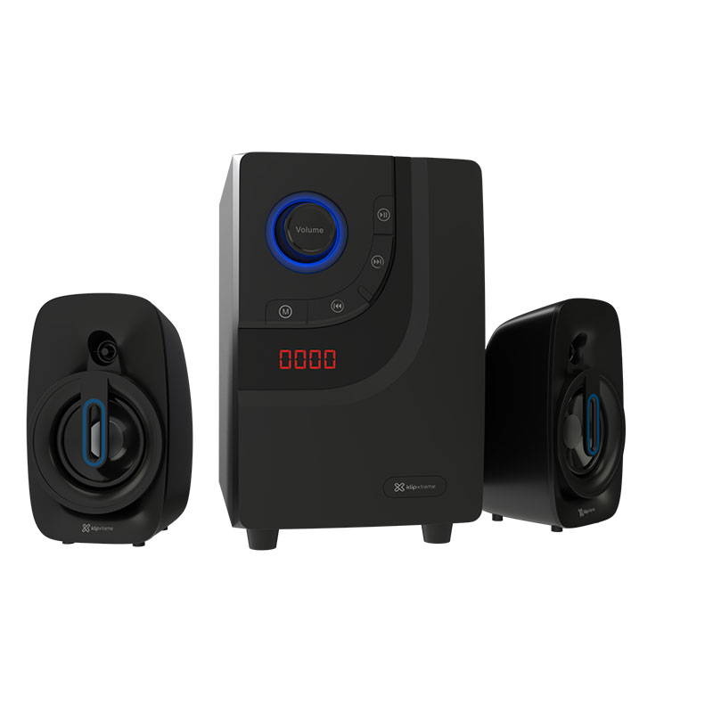Sistema De Bocinas De 2.1 Canales Bluetooth, 40W RMS, Color Negro, BluWave II Klip Xtreme - Imagen 3