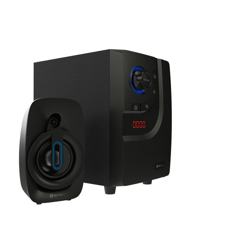 Sistema De Bocinas De 2.1 Canales Bluetooth, 40W RMS, Color Negro, BluWave II Klip Xtreme - Imagen 4