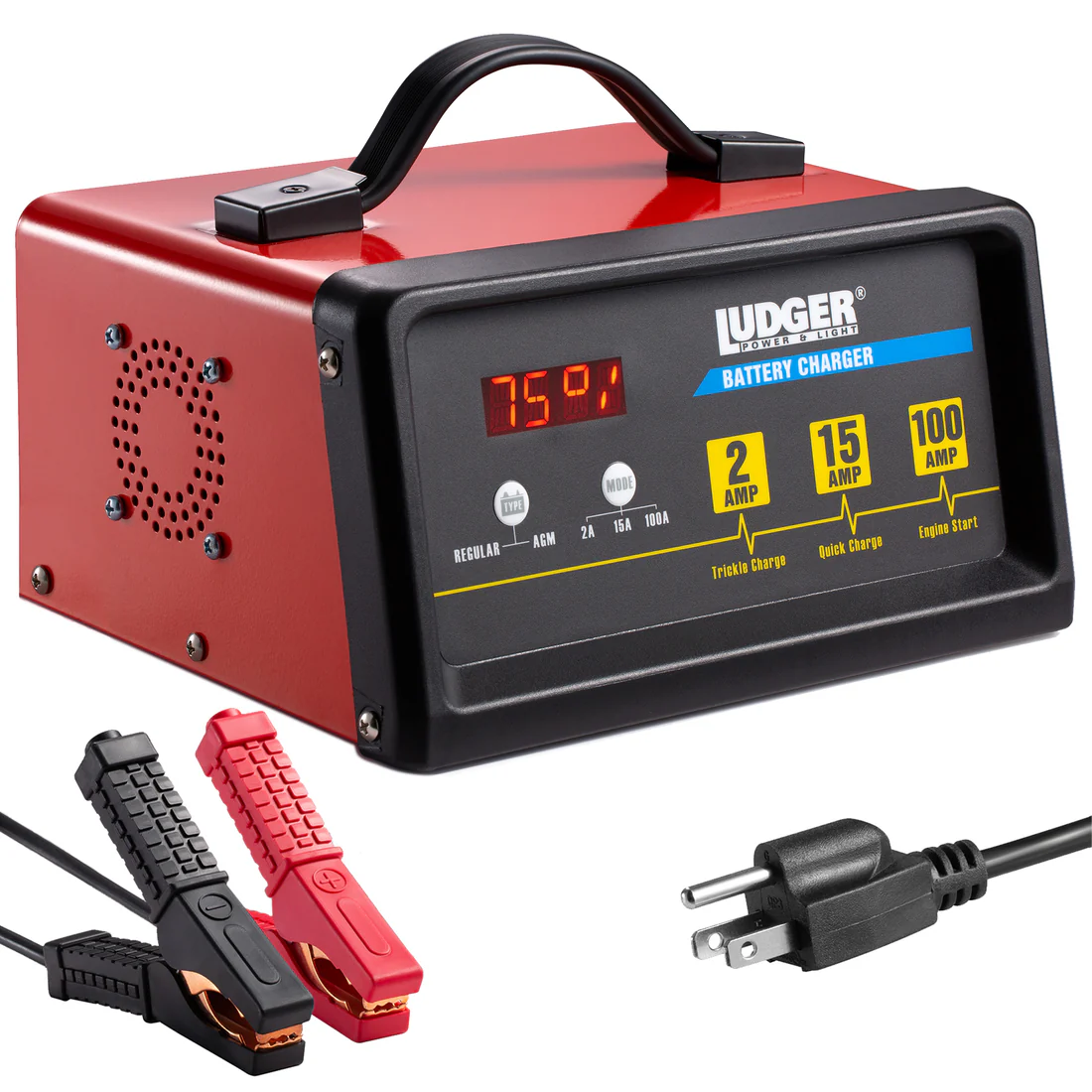 Cargador de Baterías 100A 12VDC Ludger - Imagen 3