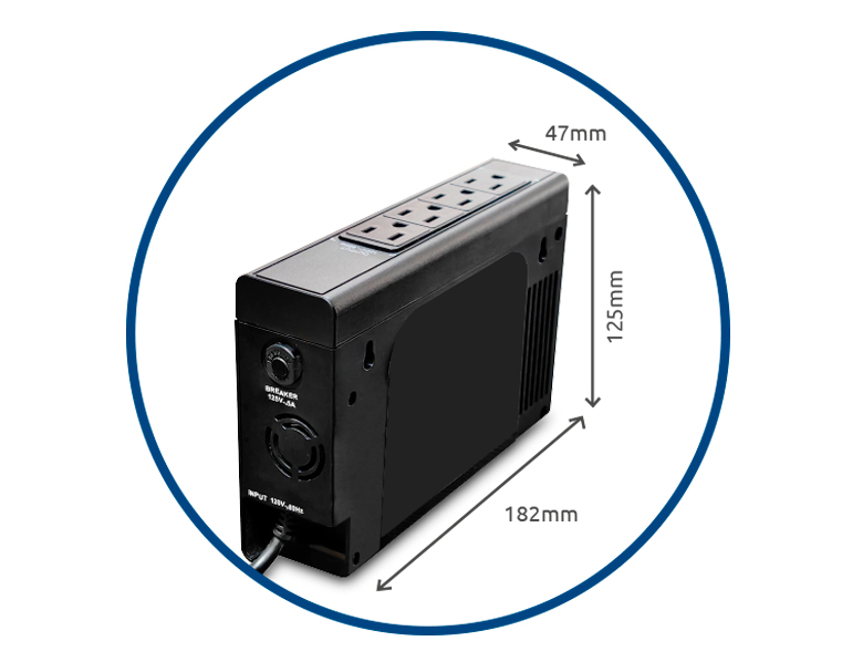 UPS 500VA 250W Li-504 CDP - Imagen 2
