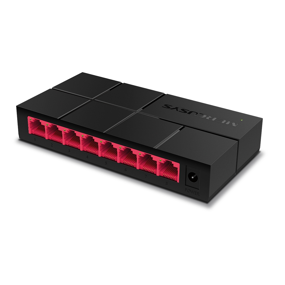 Switch de escritorio 8 Puertos 10/100 Mbps MS108G Mercurys