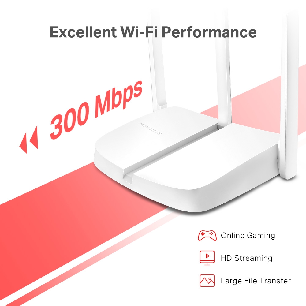 Router inalámbrico N multimodo de 300 Mbps MW306R Mercusys - Imagen 4