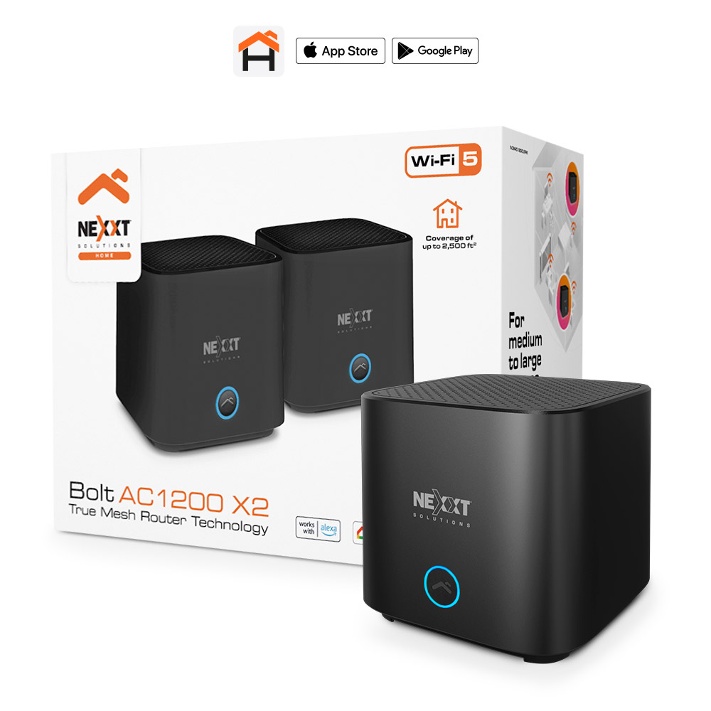 Router Mesh 2Pack Bolt AC1200 Nexxt