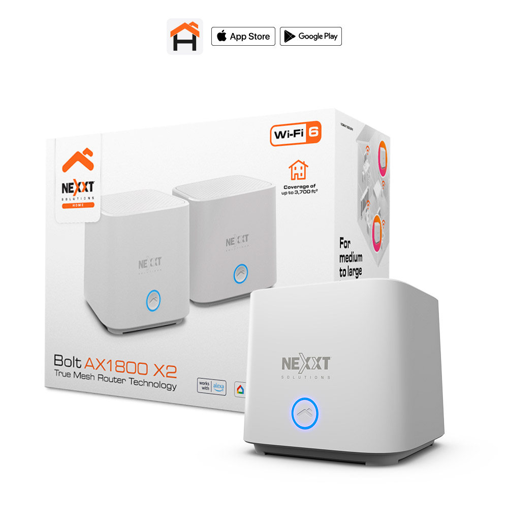 Router Mesh (2-pack) Wi-Fi 6 ultrarrápida Nexxt - Imagen 3