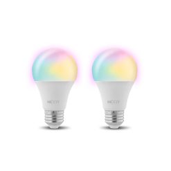 Bombilla RGB Multicolor 2Pack LED Smart Wi-Fi Nexxt