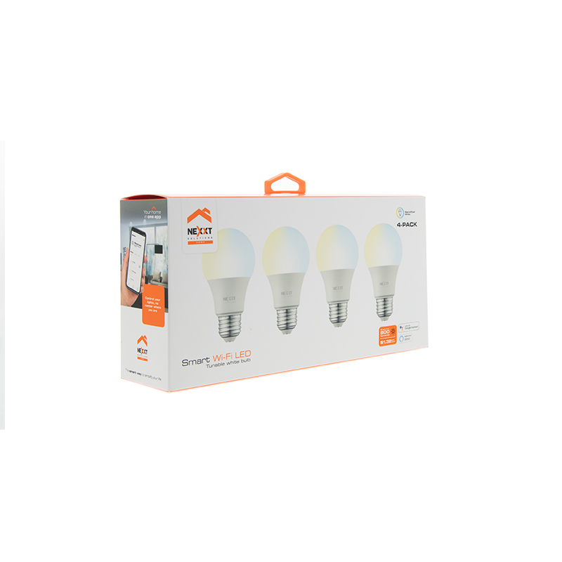 Bombilla LED Smart Blanca y Cálida 4pack Wi-Fi Nexxt - Imagen 5