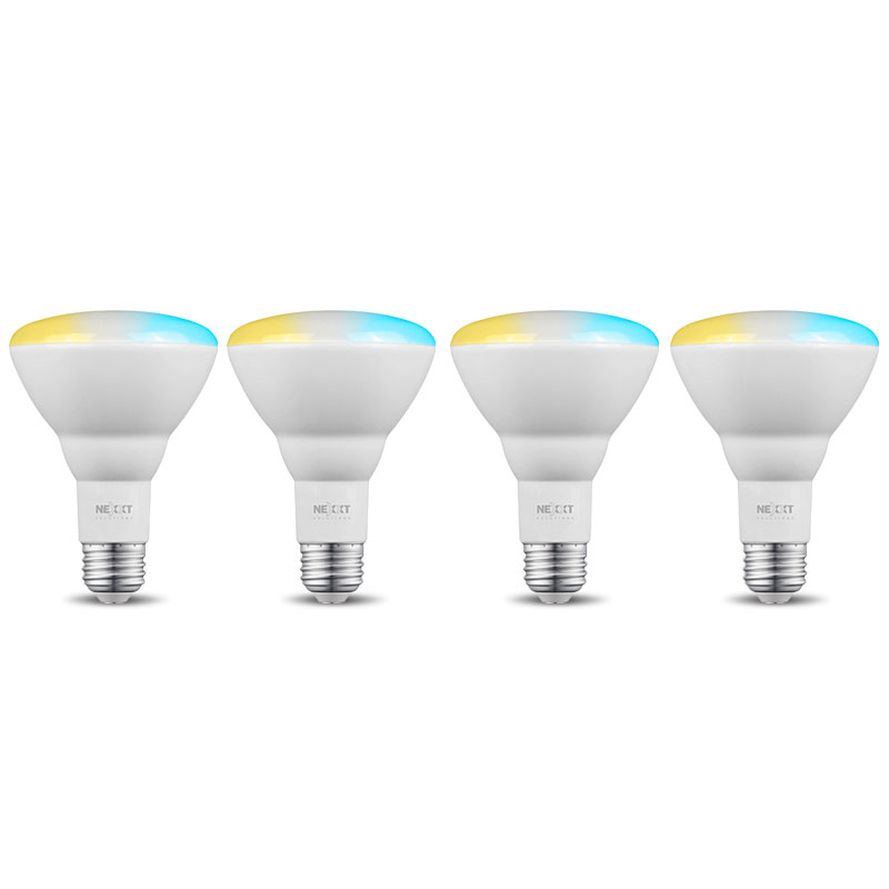 Bombilla BR30 4Pack Luz Calida y Blanca 1000L Nexxt