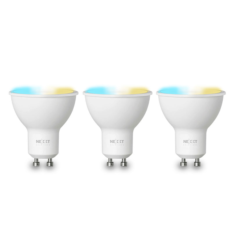 Bombilla LED inteligente 3Pack Wi-Fi Luz Cálida y Blanca MR16