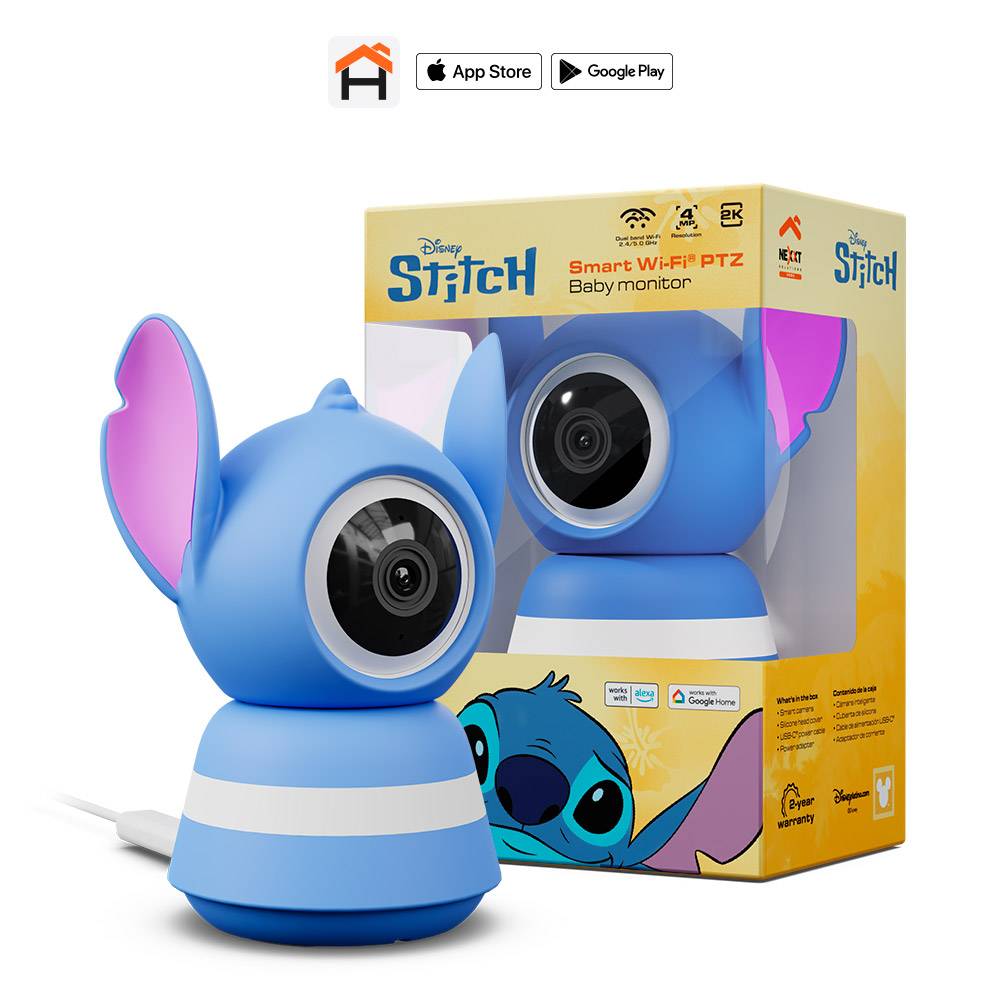 Cámara para Bebes Smart Wi-Fi PTZ Baby Stitch Nexxt