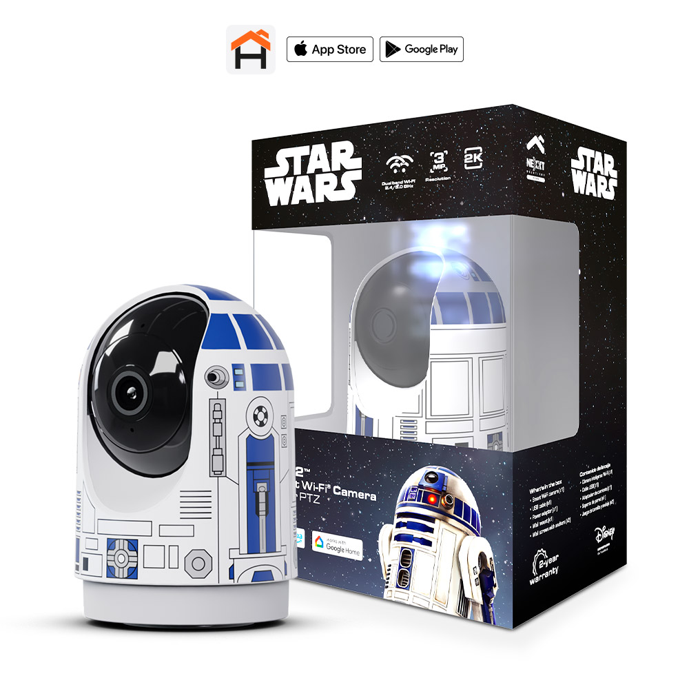Cámara Smart PTZ Wi-Fi Edición R2D2 Nexxt