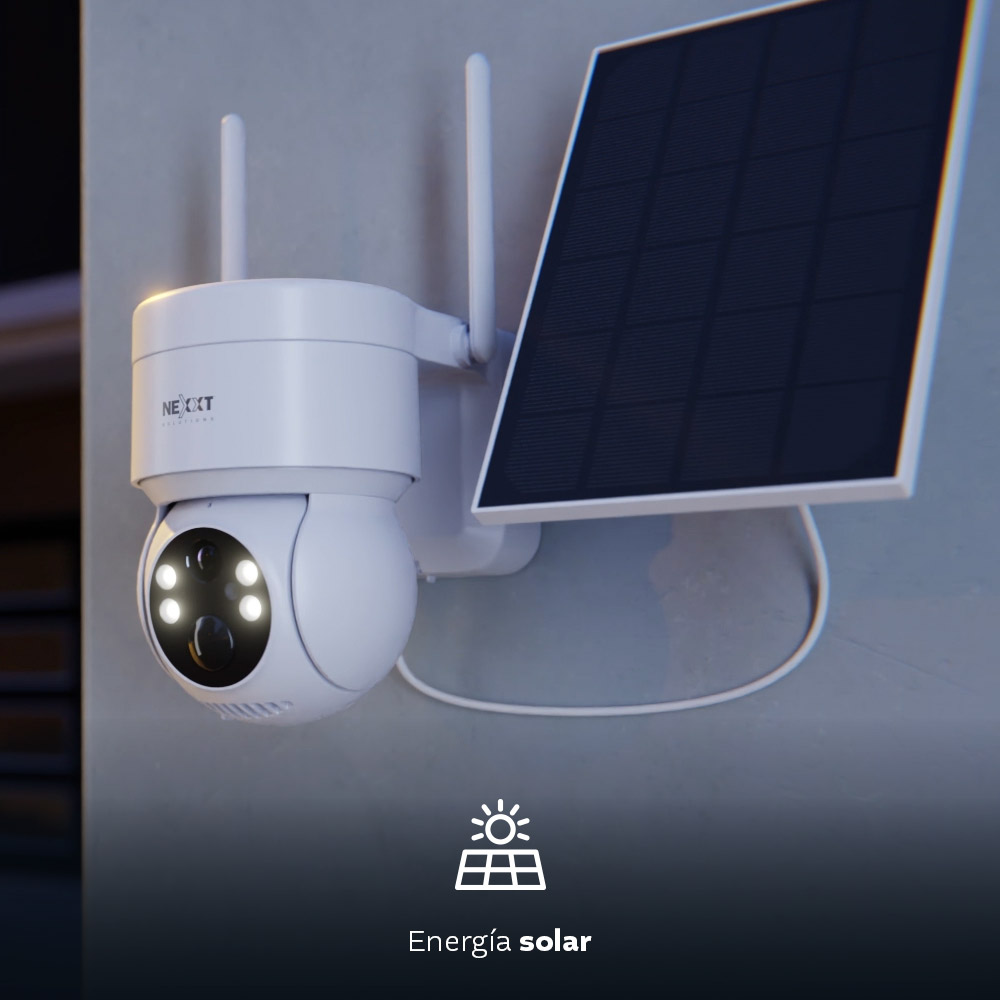 Cámara PTZ 2K Wi-Fi con Panel Solar Nexxt - Imagen 8
