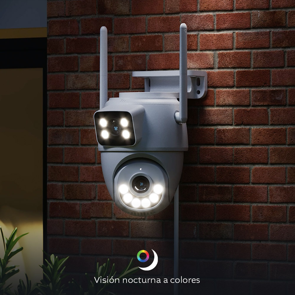 Cámara Smart Doble Lente PTZ Wi-Fi Nexxt - Imagen 3