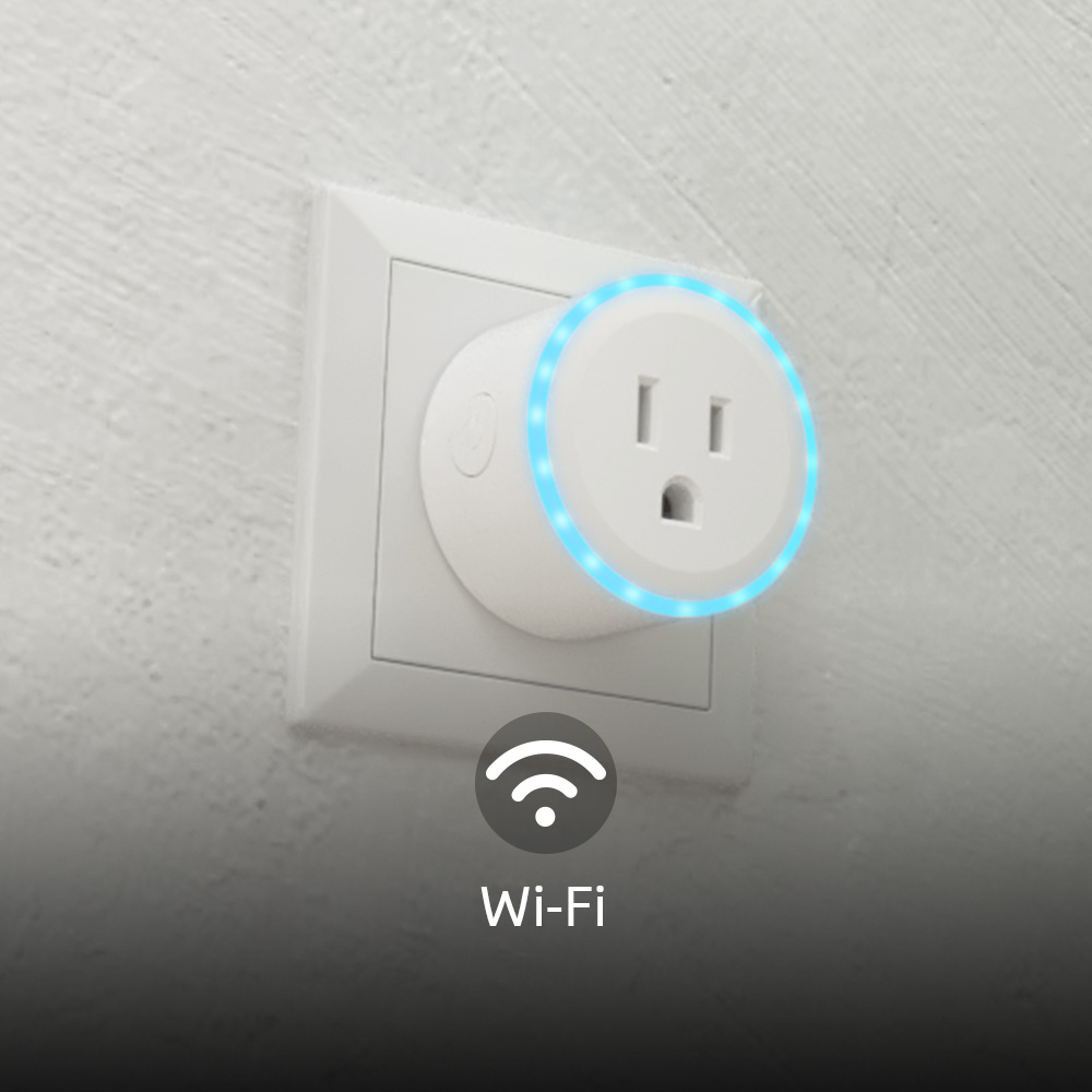 Enchufe inteligente Wi-Fi Nexxt con luz RGB - Imagen 4