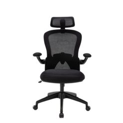 Silla Ejecutiva Brazos Abatibles Mesh NOVA Negra VektorTech