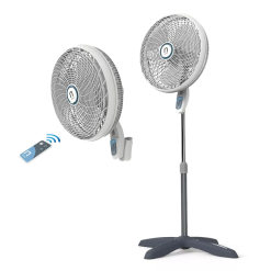 Ventilador de Pared y Pedestal 18" 2 en 1 Navia