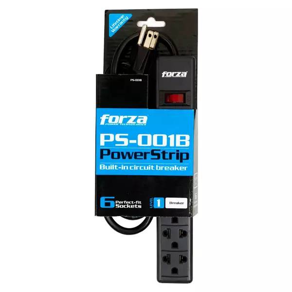 Regleta 6 Tomas 2200W 120V 240V Forza - Imagen 4