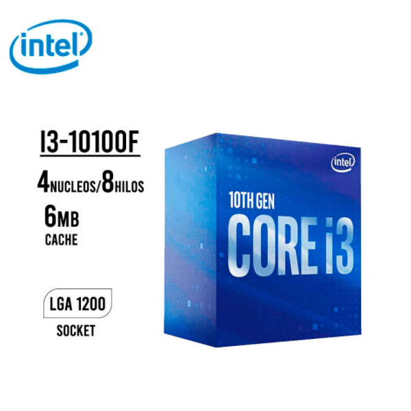 Procesador Intel Core i3 10100F 3.6GHz 10th Gen - Imagen 2