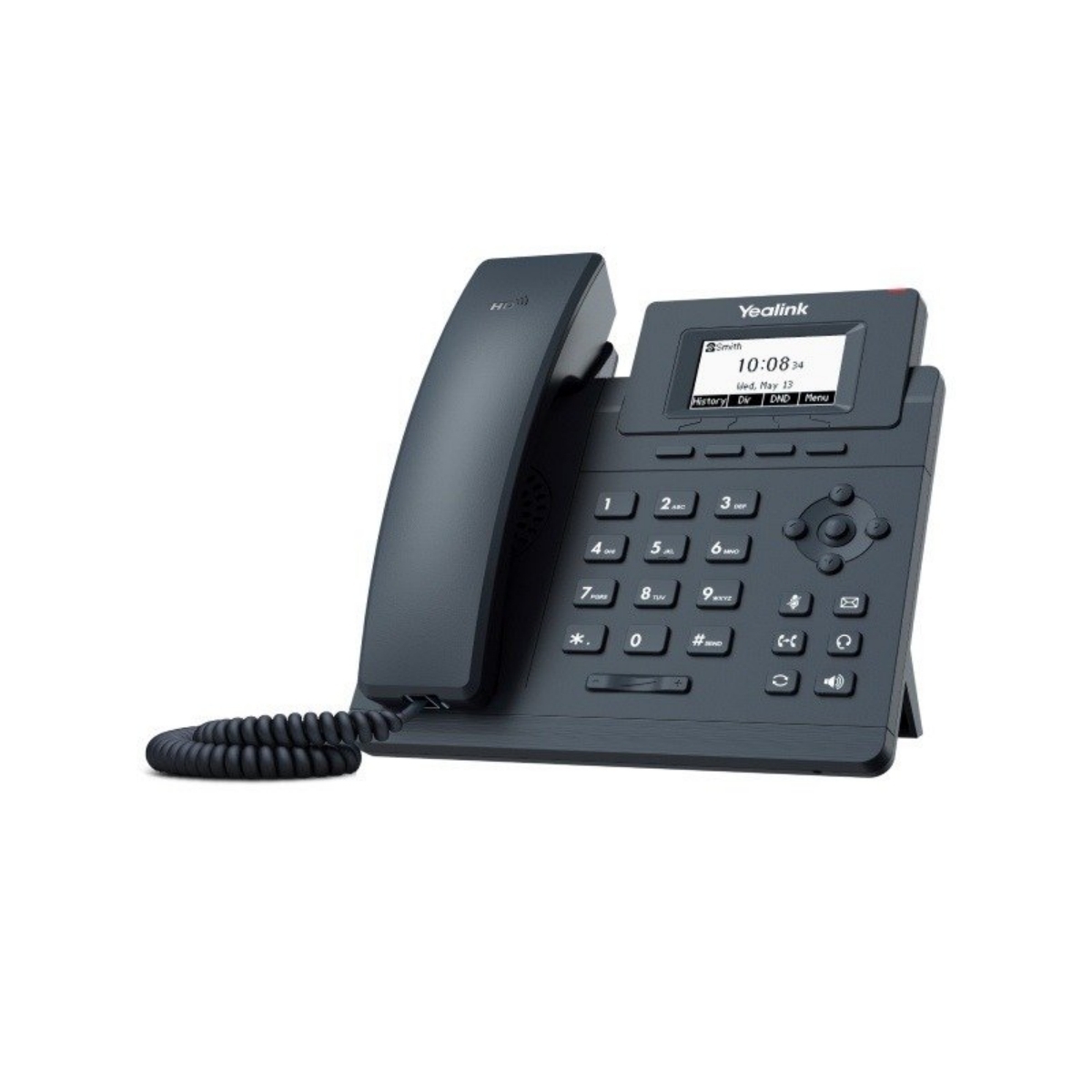 Teléfono IP de escritorio básico de 1 cuenta PoE T30P Yealink - Imagen 3