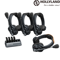 Auriculares de Intercomunicación Solidcom SE 4pack Hollyland