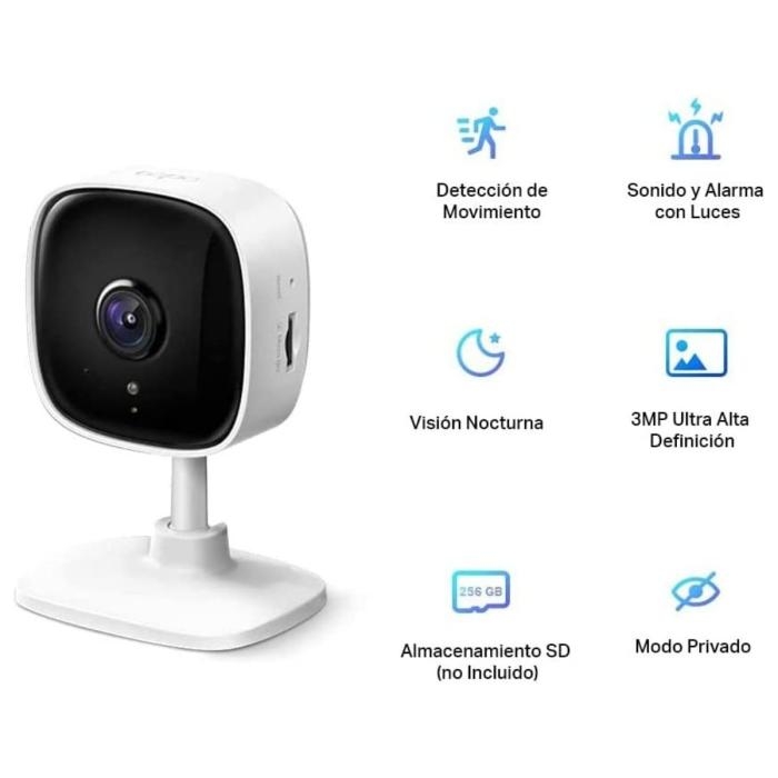 Cámara de Seguridad Wi-Fi 2K, 3MP para Interiores Tapo C110 TP-Link - Imagen 4