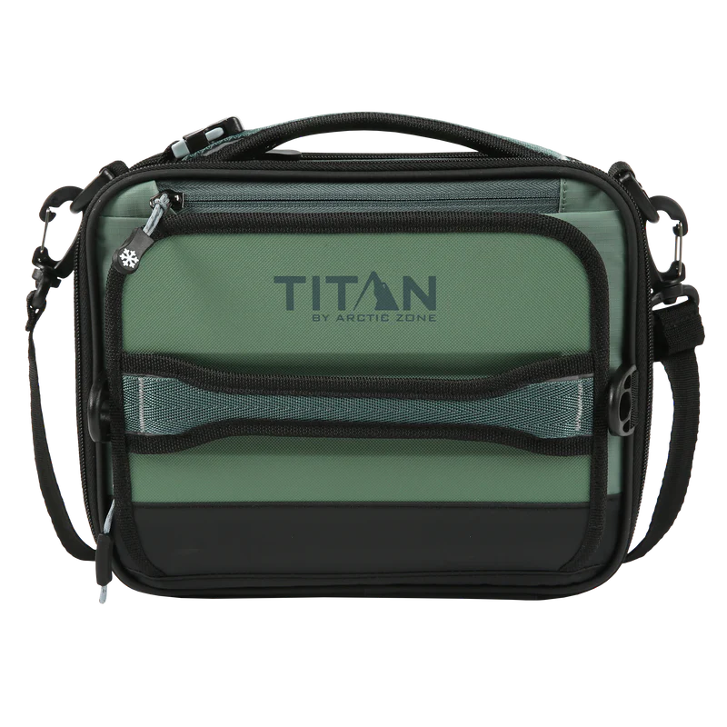 Lonchera con Aislamiento Térmico Expandible Verde Titan