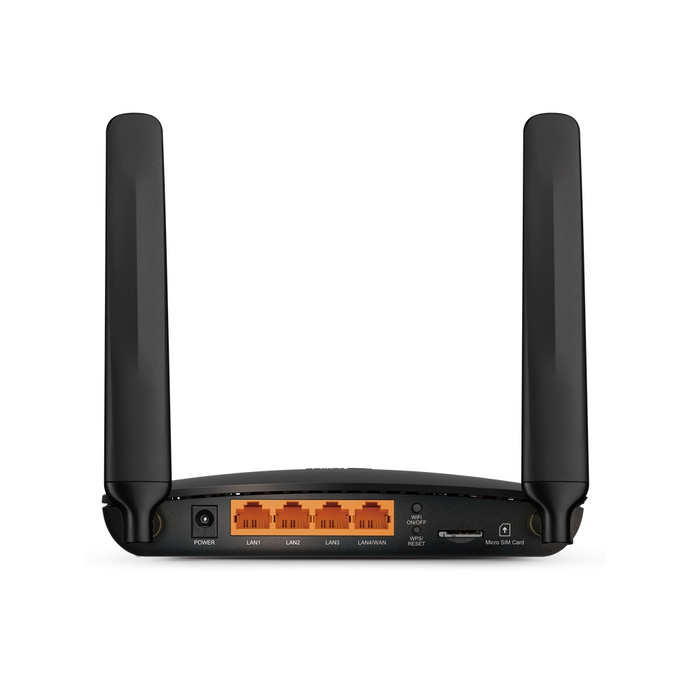 Router 4G LTE Chip Liberado Inalámbrico N 300Mbps MR6400 TPLink - Imagen 5