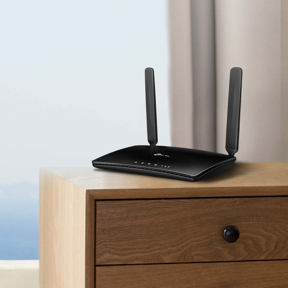 Router 4G LTE Chip Liberado Inalámbrico N 300Mbps MR6400 TPLink - Imagen 2